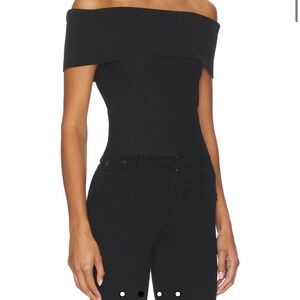 DL1961 Black Off-Shoulder Blouse